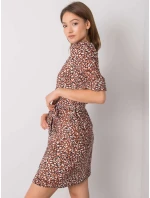 Šaty LK SK 508079.47P hnědá