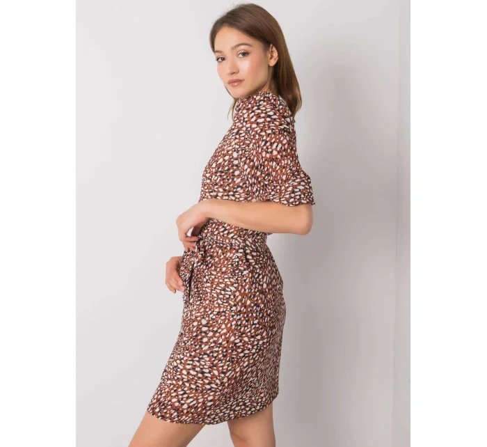 Šaty LK SK 508079.47P hnědá