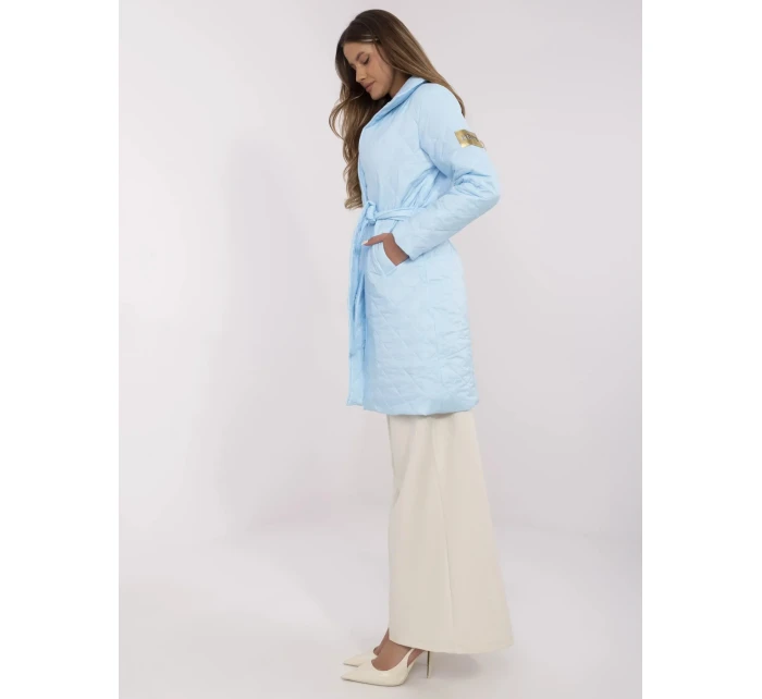 Płaszcz MI PL model 20961880 jasny niebieski - FPrice Płaszcz MI PL model 20961880 jasny niebieski - FPrice