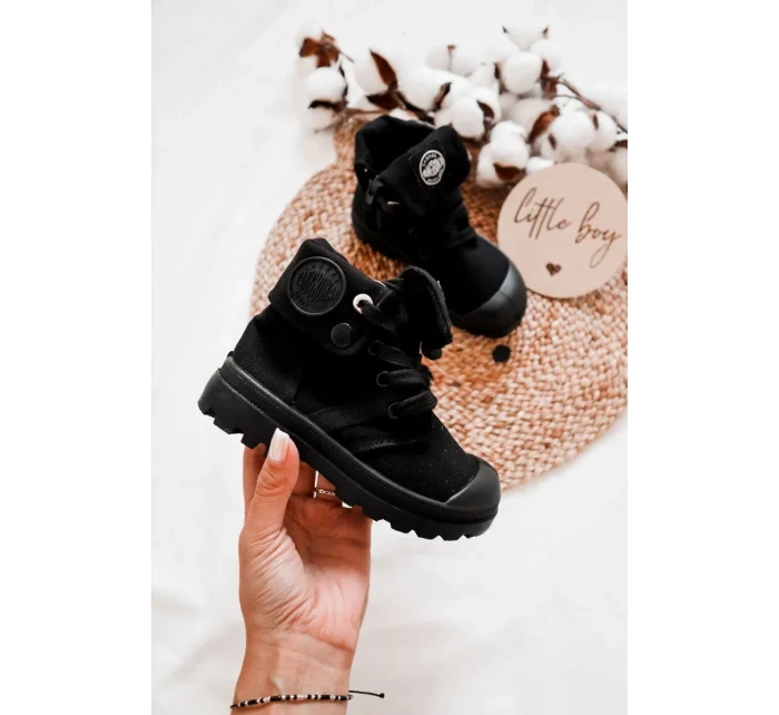 Dětské vysoké tenisky Černe Tobby Dětské vysoké tenisky Černe Tobby