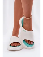 Dámské pěnové pantofle Big Star – bílé