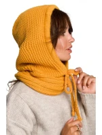 Dámská pletená kapuce model 21860815 béžová - BeWear Dámská pletená kapuce model 21860815 béžová - BeWear