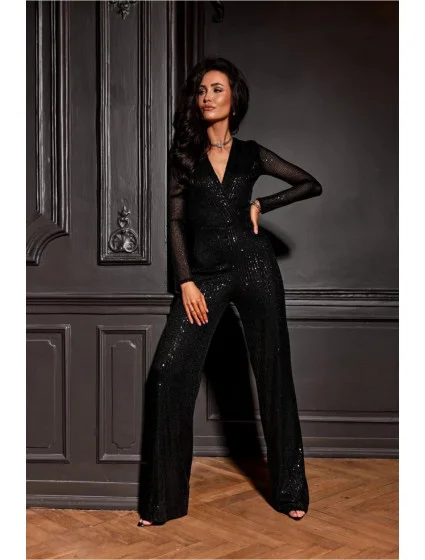 Dámský Overal model 21105534 černý - Roco Fashion Dámský Overal model 21105534 černý - Roco Fashion