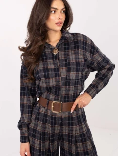 Košile s dlouhým rukávem  model 220041 Italy Moda