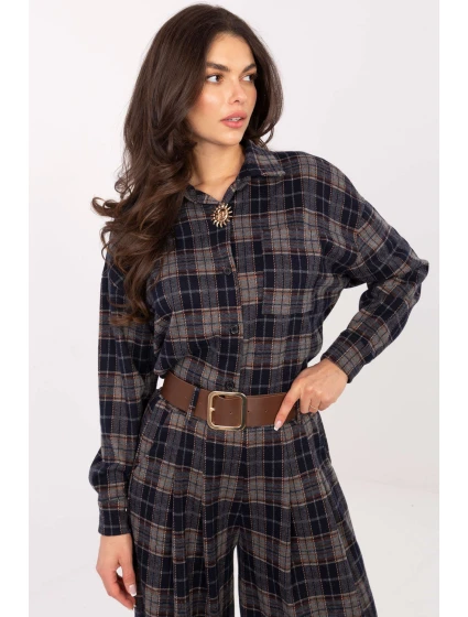 Košile s dlouhým rukávem  model 220041 Italy Moda