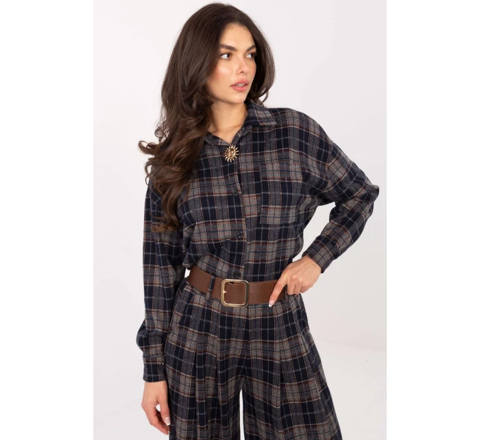 Košile s dlouhým rukávem  model 220041 Italy Moda