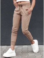 Dámské tepláky RELAX MODE světle hnědé FashionStreet UY2136