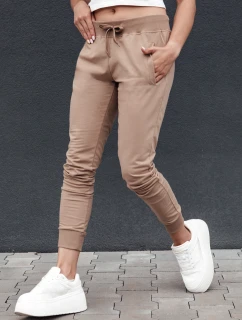 Dámské tepláky RELAX MODE světle hnědé FashionStreet UY2136