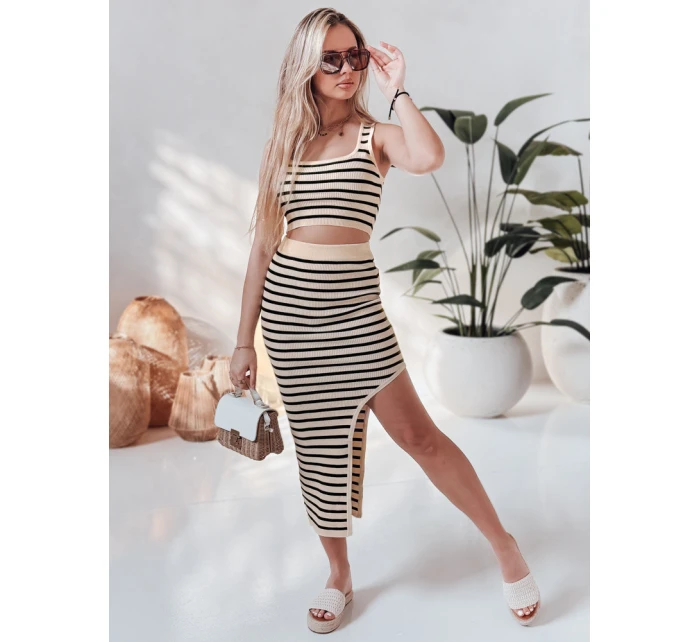 Dámská souprava SUMMERSA one size beige FashionStreet AY1141