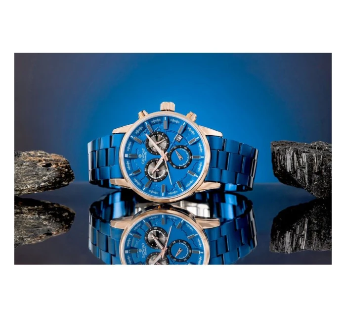 Pánské hodinky Giewont Chronograph Sapphire Blue GW4580-B5
