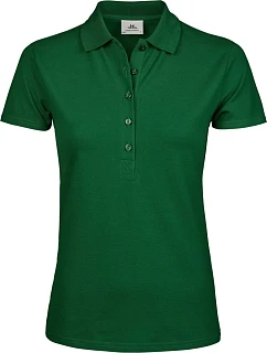 Tee Jays TJ 145 Dámské luxusní těžké strečové piqué polo 18.0145 forest green