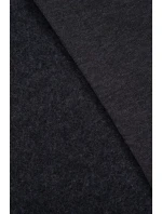 Šaty s kapucí a bočním rozparkem graphite melange Šaty s kapucí a bočním rozparkem graphite melange