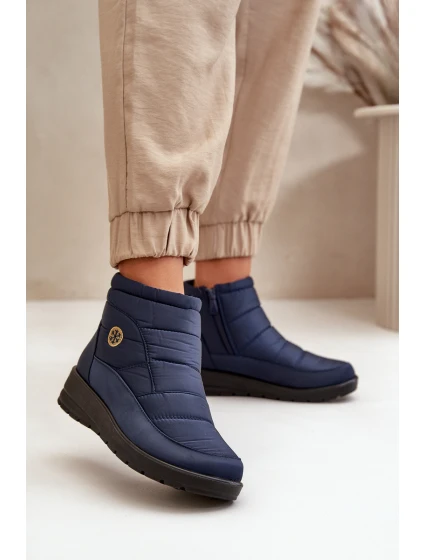 Dámské Zateplené Sněhule Tmavě Modré model 21668300 - EVENTO