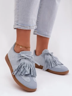 Dámské tenisky s třásněmi modré model 21937705 - Boto