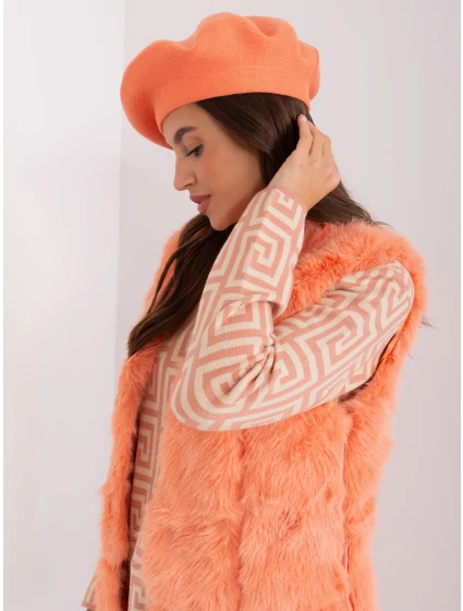 Czapka AT CZ model 18969944 brzoskwiniowy - FPrice Czapka AT CZ model 18969944 brzoskwiniowy - FPrice