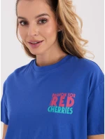 T shirt model 21791129 ciemny niebieski - FPrice T shirt model 21791129 ciemny niebieski - FPrice