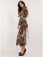 Sukienka LK SK  czarno beżowy model 20616352 - FPrice