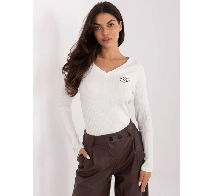 Bluzka RV BZ model 21749925 ecru - FPrice Bluzka RV BZ model 21749925 ecru - FPrice