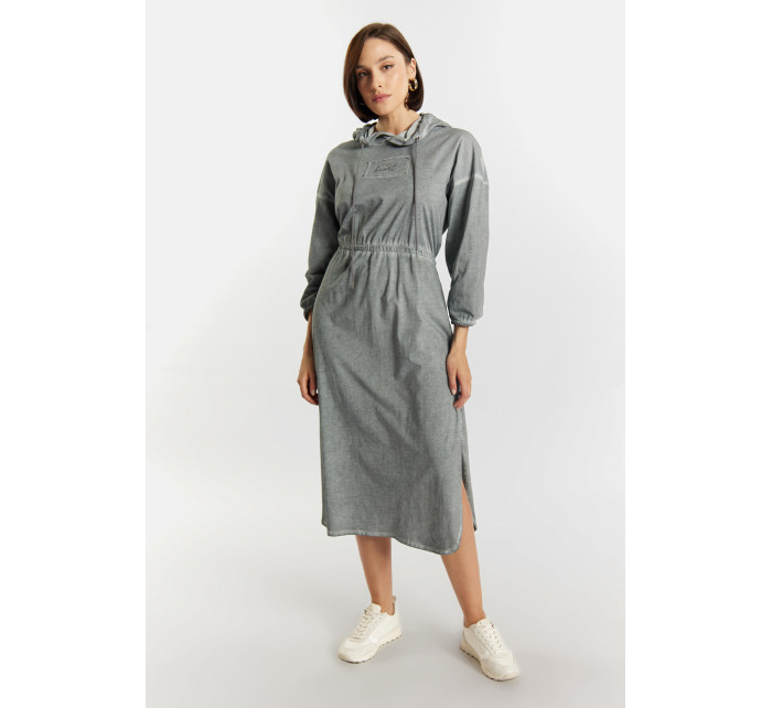 Monnari Šaty Bavlněné šaty se vzorem Grey