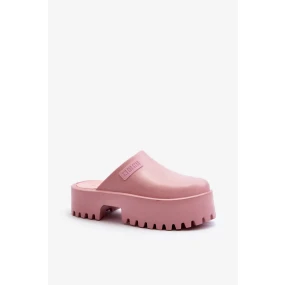 Dámské pantofle s masivní podrážkou Big Star Pink Dámské pantofle s masivní podrážkou Big Star Pink