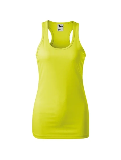 Racer tílko dámské neon yellow Racer tílko dámské neon yellow