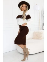 Dvoudílný svetr s sukní model 21402430 - numoco basic