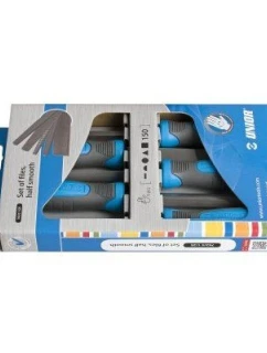 UNIOR Sada pilníků, polohladké 762/5 1/2S