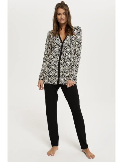 Italian Fashion Abyssinia long length sp. barva:print/black