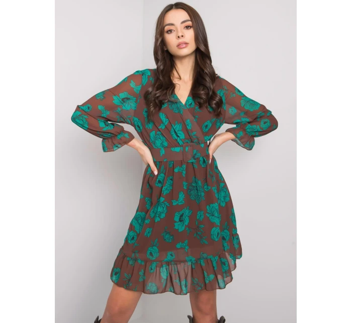 Šaty DHJ SK 12220 3.51P hnědá