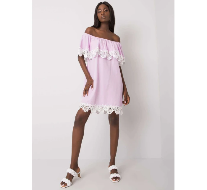 Šaty LK SK 506992.11 světle fialová