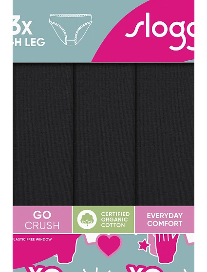 GO CRUSH KALHOTKY S 3PACK BLACK model 21282332 - Sloggi GO CRUSH KALHOTKY S 3PACK BLACK model 21282332 - Sloggi