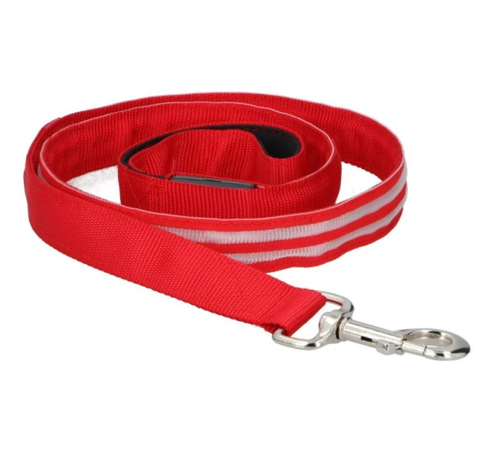 ŠŇŮRKA S LED PÁSKEM DÉLKA 120CM ČERVENÁ ŠŇŮRKA S LED PÁSKEM DÉLKA 120CM ČERVENÁ