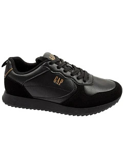 dámské sportovní boty Basic – módní černé dámské tenisky model 22368773