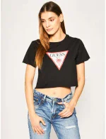 Dámské crop tričko E02I01JA911 - A996 - Guess