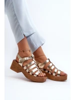 Sandály na podpatku model 198812 Step in style Sandály na podpatku model 198812 Step in style