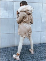Dámská zimní bunda parka VIXEN béžová FashionStreet TY3873 Dámská zimní bunda parka VIXEN béžová FashionStreet TY3873