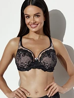 Poloměkká podprsenka Ava 2297 Gorgeus Black Maxi