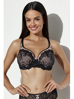 Poloměkká podprsenka Ava 2297 Gorgeus Black Maxi
