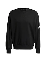 Pánská mikina adidas Essentials Loose Fit 3 Bar Logo černá JF3542 pánská