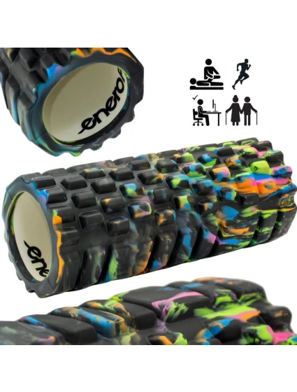 CAMOUFLAGE EXERCISE ROLLER 14x33CM ENERO FIT