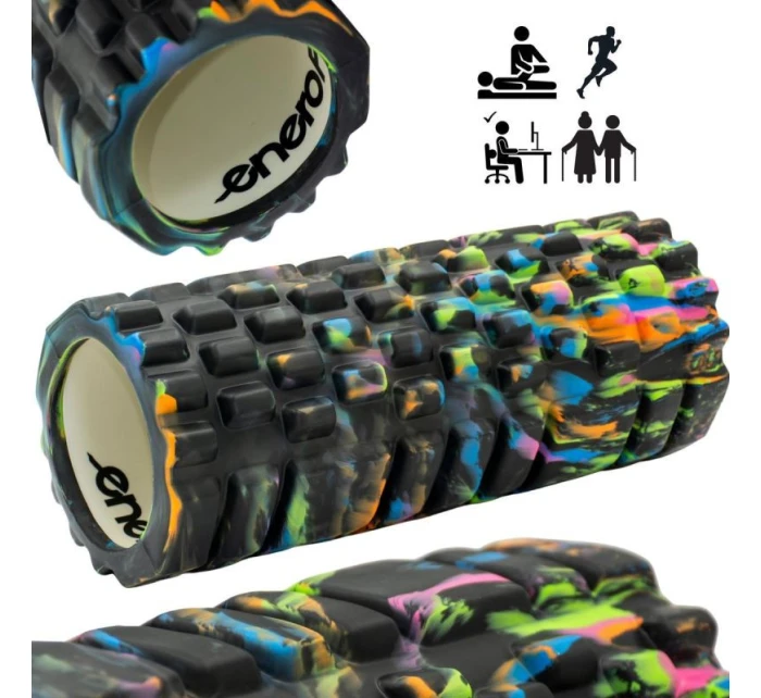 CAMOUFLAGE EXERCISE ROLLER 14x33CM ENERO FIT