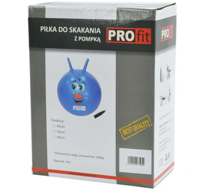 Skákací míč Profit DK 2103 55 cm modrý