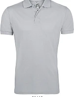 SOL'S Prime Men Pánské piqué polo z těžké bavlny 25.0571 pure grey