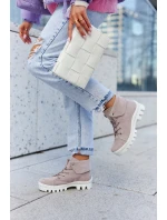 Semišové boty Trapper Světle fialová model 21578095 - S.Barski