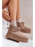 sněhule na platformě Big Star béžové model 21677565 - Big Star Shoes sněhule na platformě Big Star béžové model 21677565 - Big Star Shoes