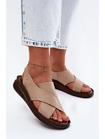 Kožené dámské sandály model 22122918 - Zazoo