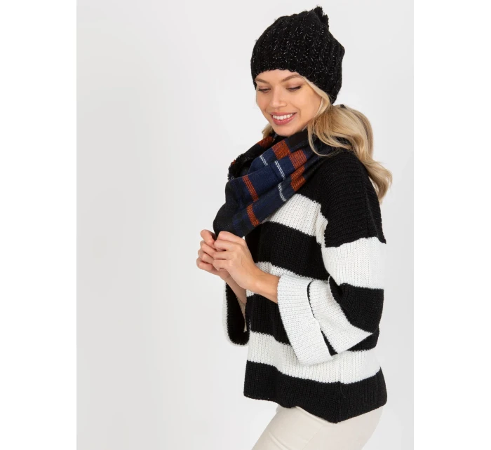 Tunelová šála AT KM 1402.20 tmavě modrá