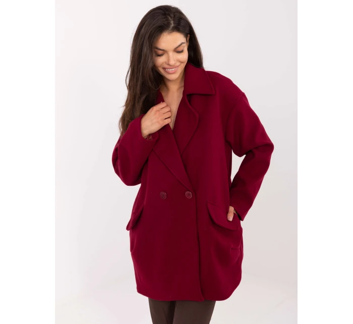 Płaszcz IT PL model 21302404 bordowy - FPrice