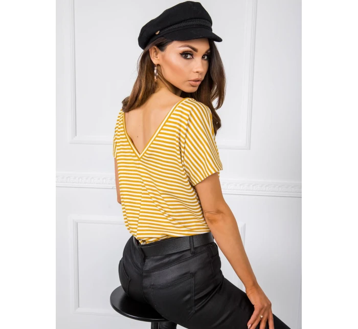 Tričko TP TS 5480.97P bílá a žlutá