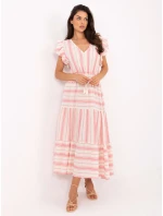 Sukienka TW SK BI model 21207265 biało różowy - FPrice